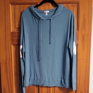 PINK Victoria's Secret Teal T-shirt Hoodie